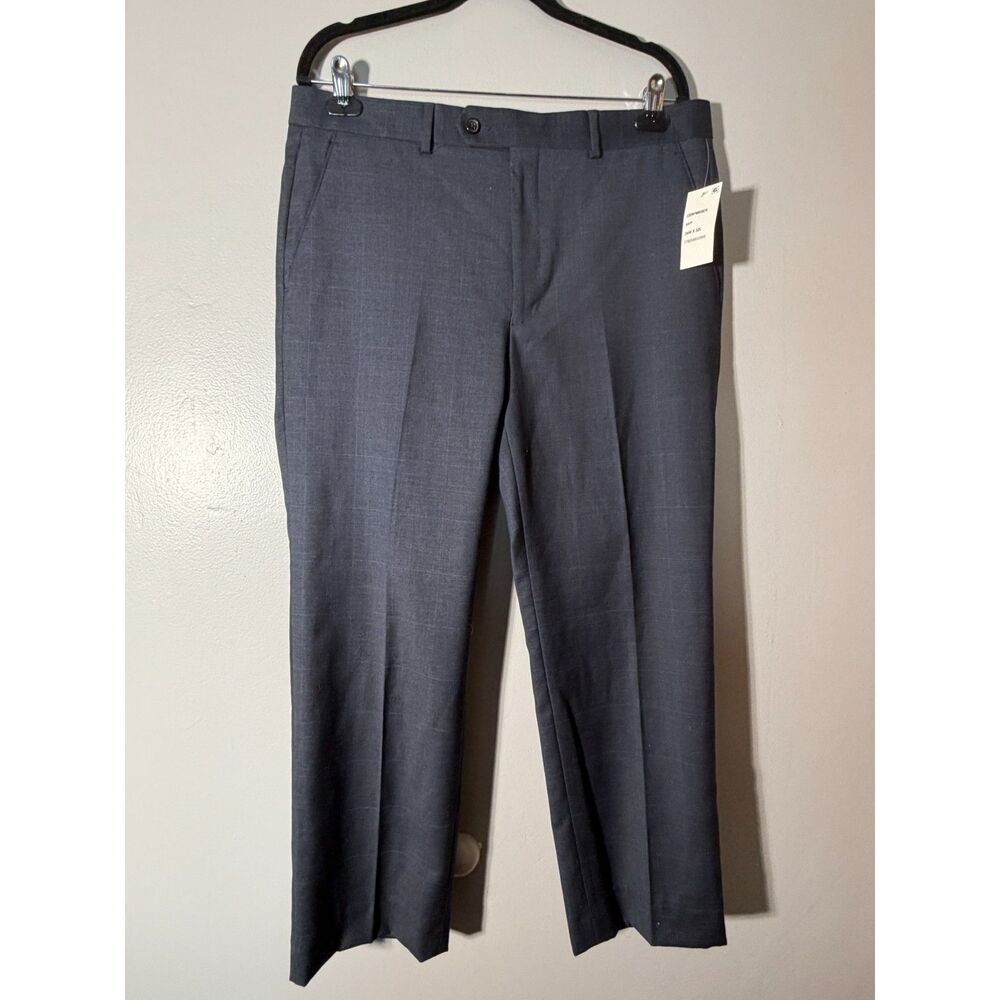 Lauren Ralph Lauren 34x32 Navy Wool Dress Pants Straight Leg Business Mens